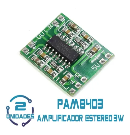 Amplificador Pam8403 2x3w