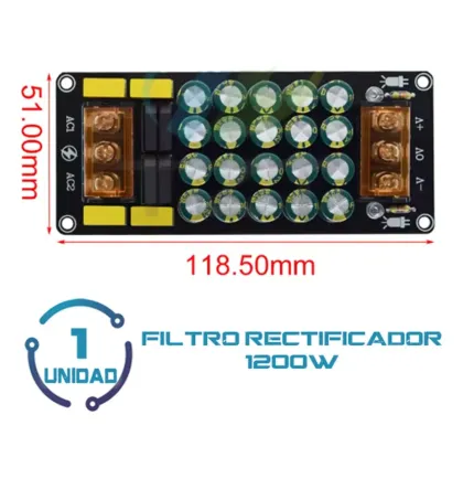 Filtro De Retificador 1200w
