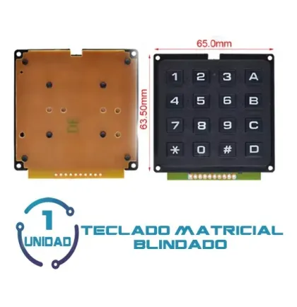Teclado Matricial Plastico 4x4