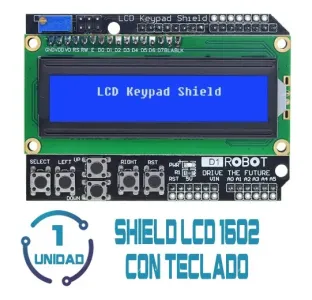Shield Lcd 1602 Keypad Arduino Uno