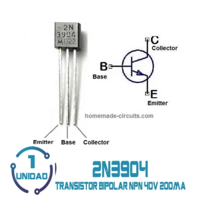 Transistor BJT NPN 2N3904