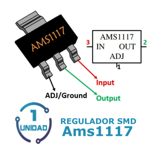 Regulador Ams 1117 2.5v