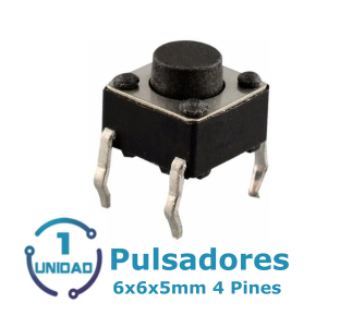 Pulsador 6x6x6mm