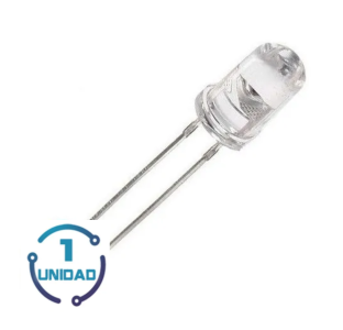 Led 5mm Alto Brillo Rojo