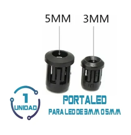 Porta Led Plastico 3mm
