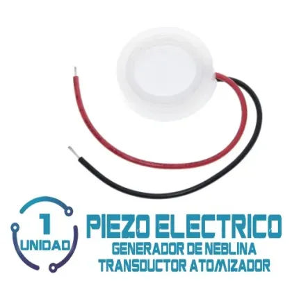 Generador De Niebla Piezo Electrico 20Mm 1.7 MHZ