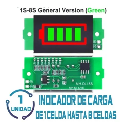 Indicador De Carga 1s8s