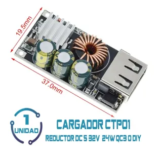 Cargador CTP01 QC3.0
