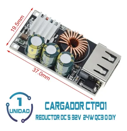 Cargador CTP01 QC3.0