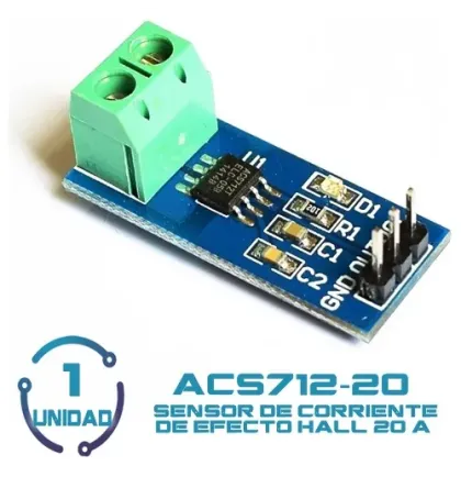 Sensor De Corriente ACS712 20A