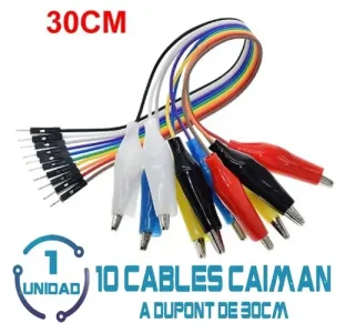 Cable Caiman Dupont hembra 30cm