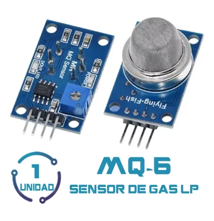 Sensor De Gas Mq 6 Lp