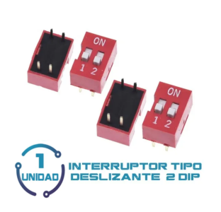 Interruptor Ipo Delizante 2.54mm DIP 2 Pin 