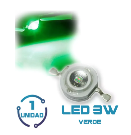 Led 3w Verde 