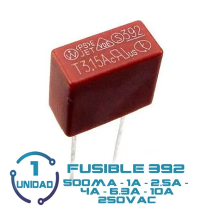 Fusible Temporizado 392 T500MA 