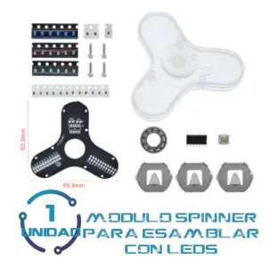 Modulo Spinner Para Ensamblar Con Leds 