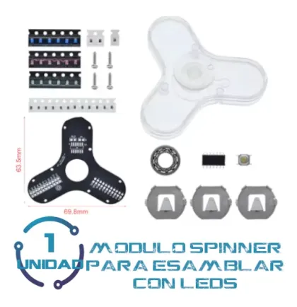 Modulo Spinner Para Ensamblar Con Leds 