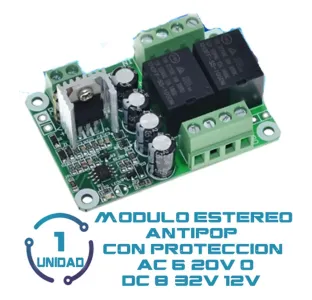 Modulo De Proteccion Antipop Estereo