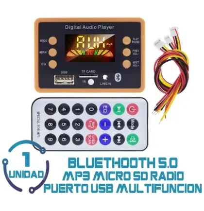 Modulo Bluetooth FM Marron