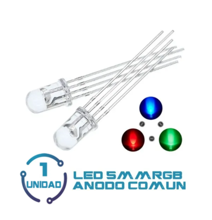 Led 5mm RGB Anodo Común