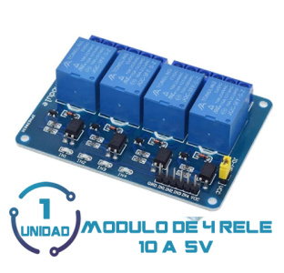 Modulo 4 Rele 12v Low