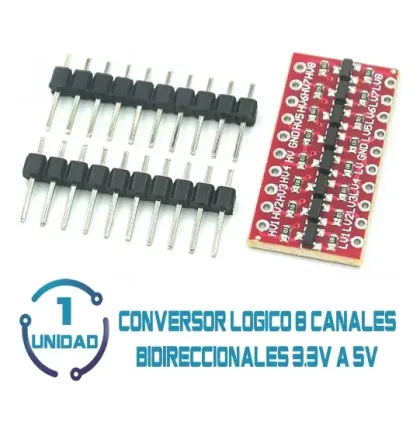 CONVERSOR 8ch Bidireccional Rojo