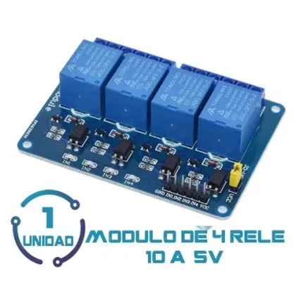 Modulo 4 Rele 12v Low