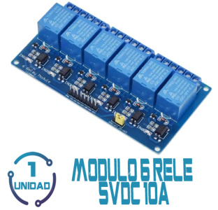 Modulo 6 Rele 5v Low