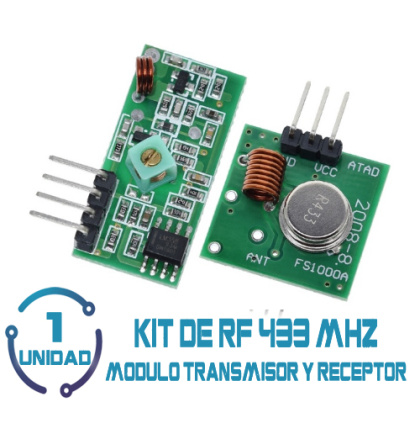 Kit Transmisor Receptor Rf 433mhz