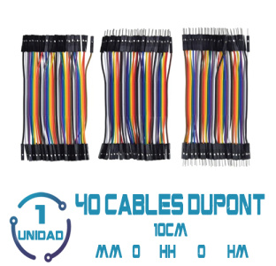 Cable Dupont 10cm HH