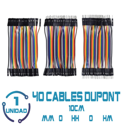 Cable Dupont 10cm HH