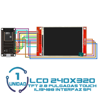 Lcd 2.8 Spi Touch