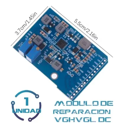Vgh Vgl Dc Sky Blue Modelo T-Con 168-V19