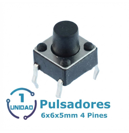 Pulsador 6x6x7mm