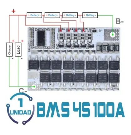 Bms 4 Celdas 100 A