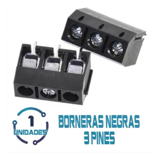 Borneras 3 Pines negras