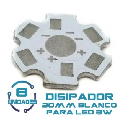 Bases Para Led 3w Blancas