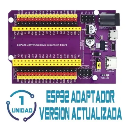 Base Adaptadora Esp 32 Morada