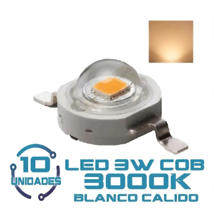 Led 3w Blanco Calido 