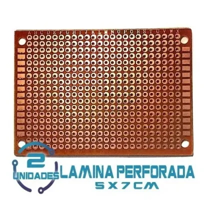 Pcb Simple Perforada 7x5cm