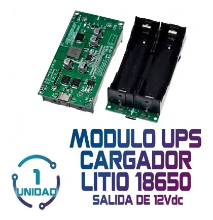 Modulo USP Para Bateria 18650 Doble 12v 