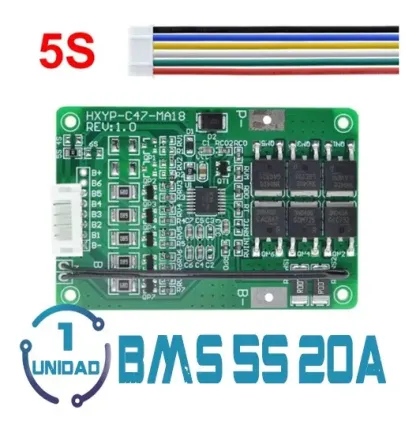 Bms 5 Celdas 20 A
