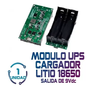 Modulo USP Para Bateria 18650 Doble 9v